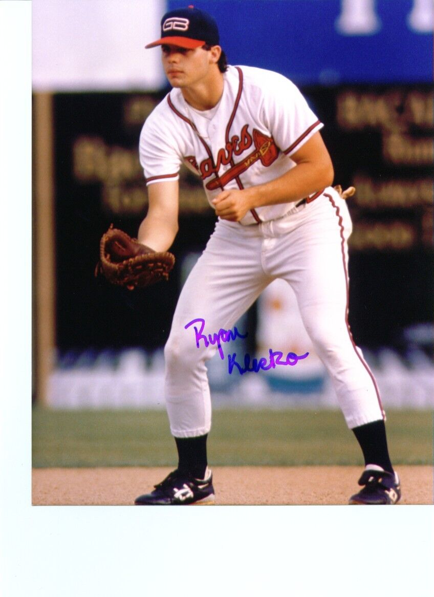 Signed/Autograph Ryan Klesko Braves Autographed 8x10