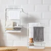 Home Kitchen Counter Top Standing Wall Hanging Towel Sponge Storage Drainage Rack