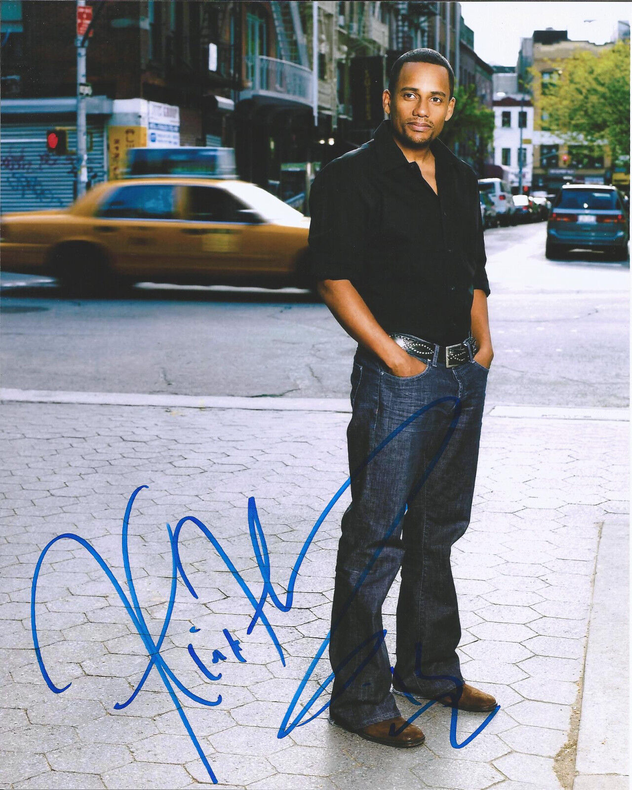 ACTOR HILL HARPER SIGNED 8X10 Photo Poster painting W/COA CSI: NY HE GOT GAME SHELDON HAWKES