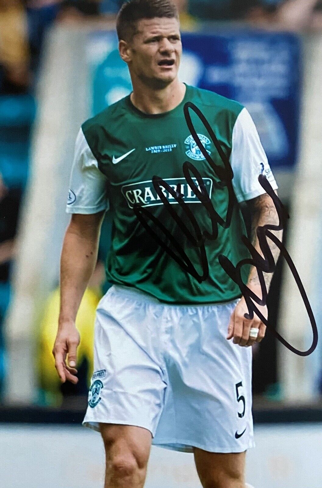 Michael Nelson Genuine Hand Signed Hibernian 6X4 Photo Poster painting