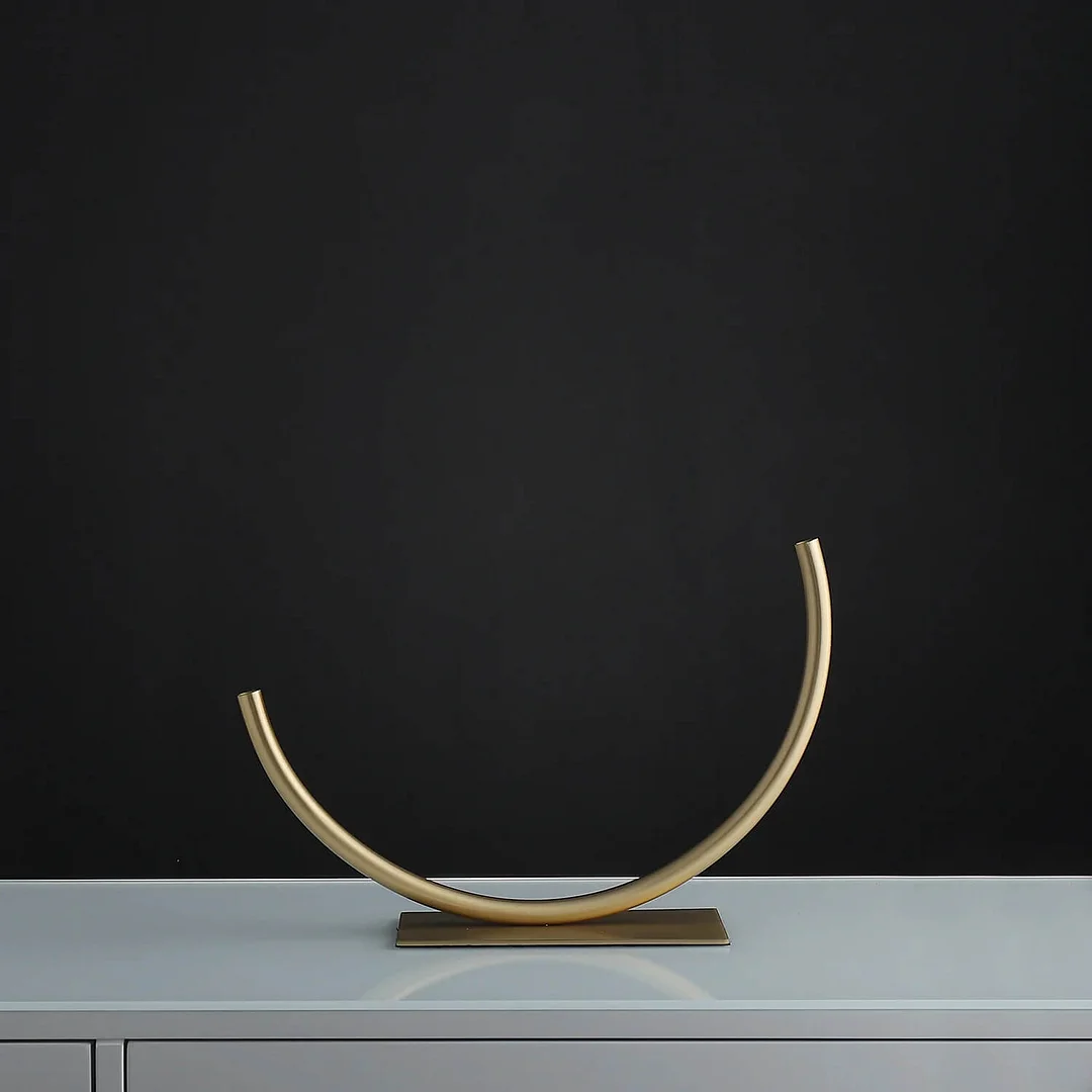 U Shaped All brass Clay Vase JOSENART Josenart