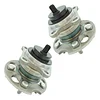 TRQ Rear Wheel Hub Bearings Assembly Set Driver & Passenger Side Compatible with 2008-2013 Toyota Highlander