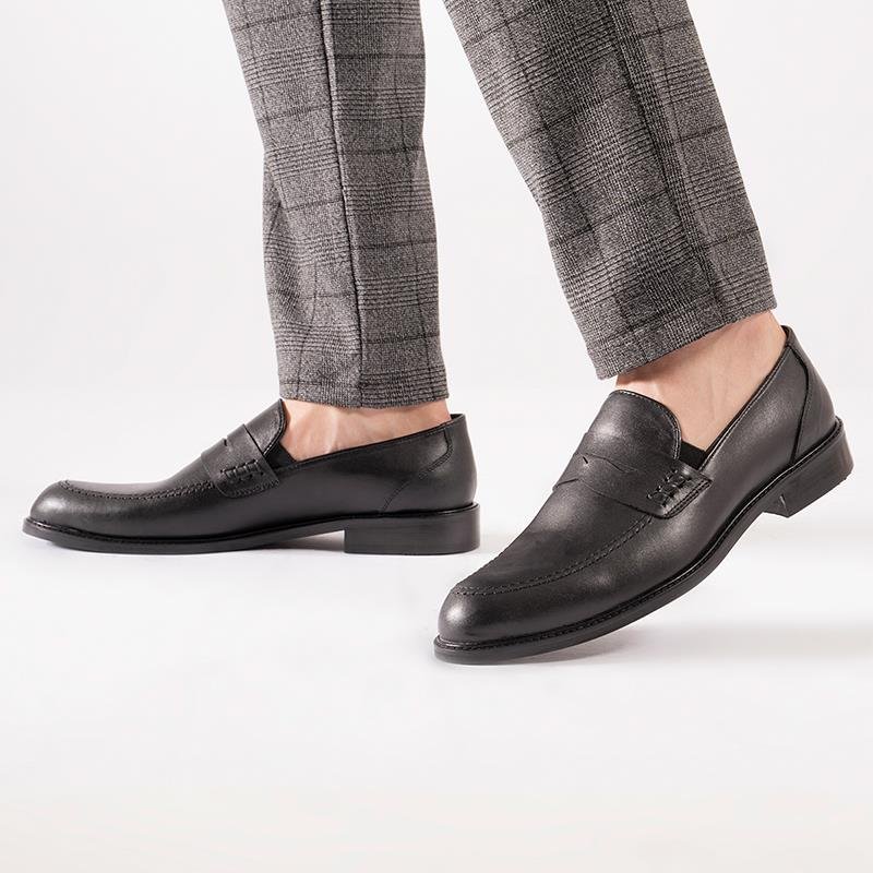 Callizio Men Genuine Leather Loafer Classic Shoe for Dress Comfortable and Stylish New Season Handmade Premium Style Fashionable
