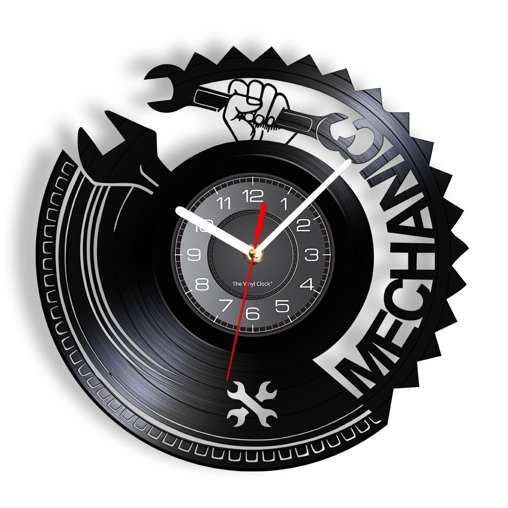 

Car Service Repair - Vinyl Record Wall Clock - Without LED, 501 Original