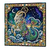 12 Zodiac Signs DIY Pearl Painting Kit with Frame for Adults 20x20cm