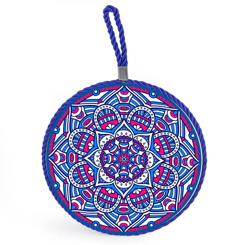 Factory Supply Thermal Transfer Printing 17cm Mandala Ceramic Heat Insulation Pot Mat Home Pot Mat European Style