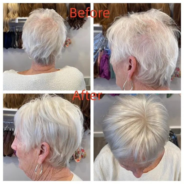 Natural Short Hair Topper