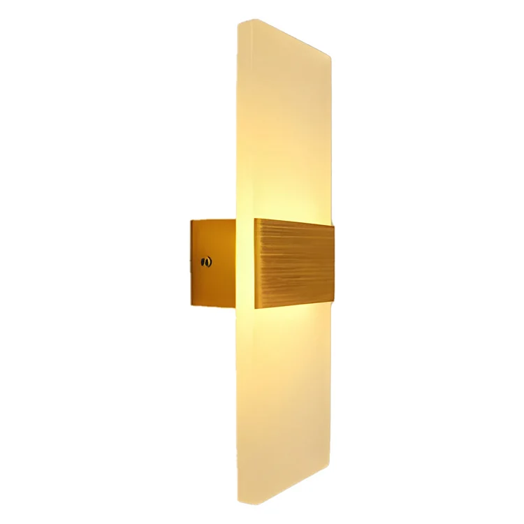 Rectangular Acrylic 6W LED Modern Wall Lamp Wall Sconce Lighting - Appledas