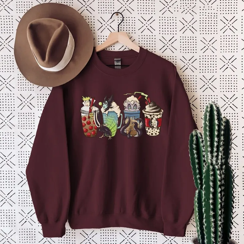 Halloween Villains Coffee Sweatshirt
