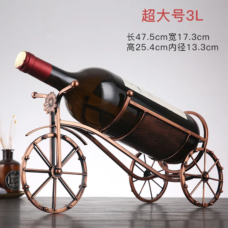 Athvotar Nordic Tieyi Red Wine Rack Decoration European Antique Restaurant Bar KTV Wine Cabinet Wine Display Shelf