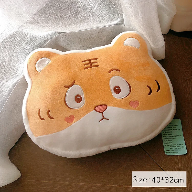 Cute Tiger Pig Plush Pillow