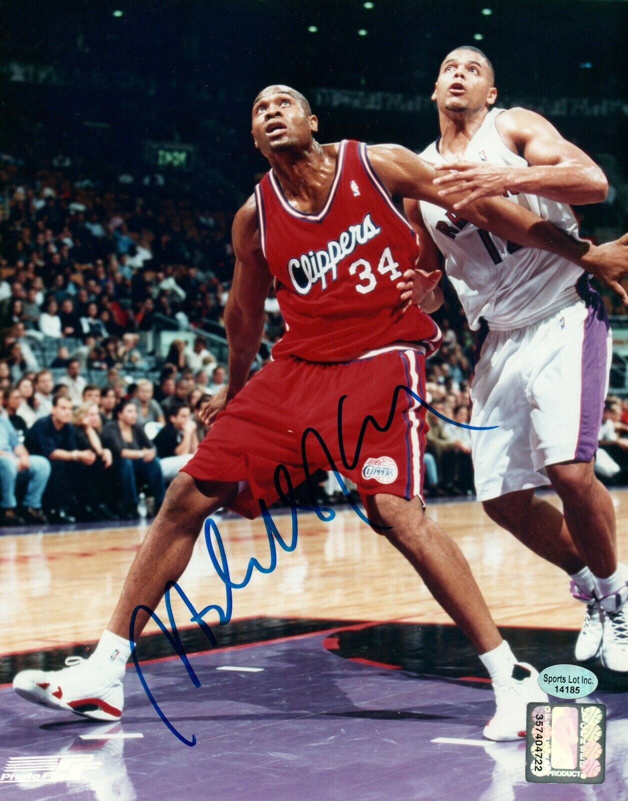 Michael Olowokandi NBA Los Angeles Clippers Hand Signed Autograph 8x10 Photo Poster painting