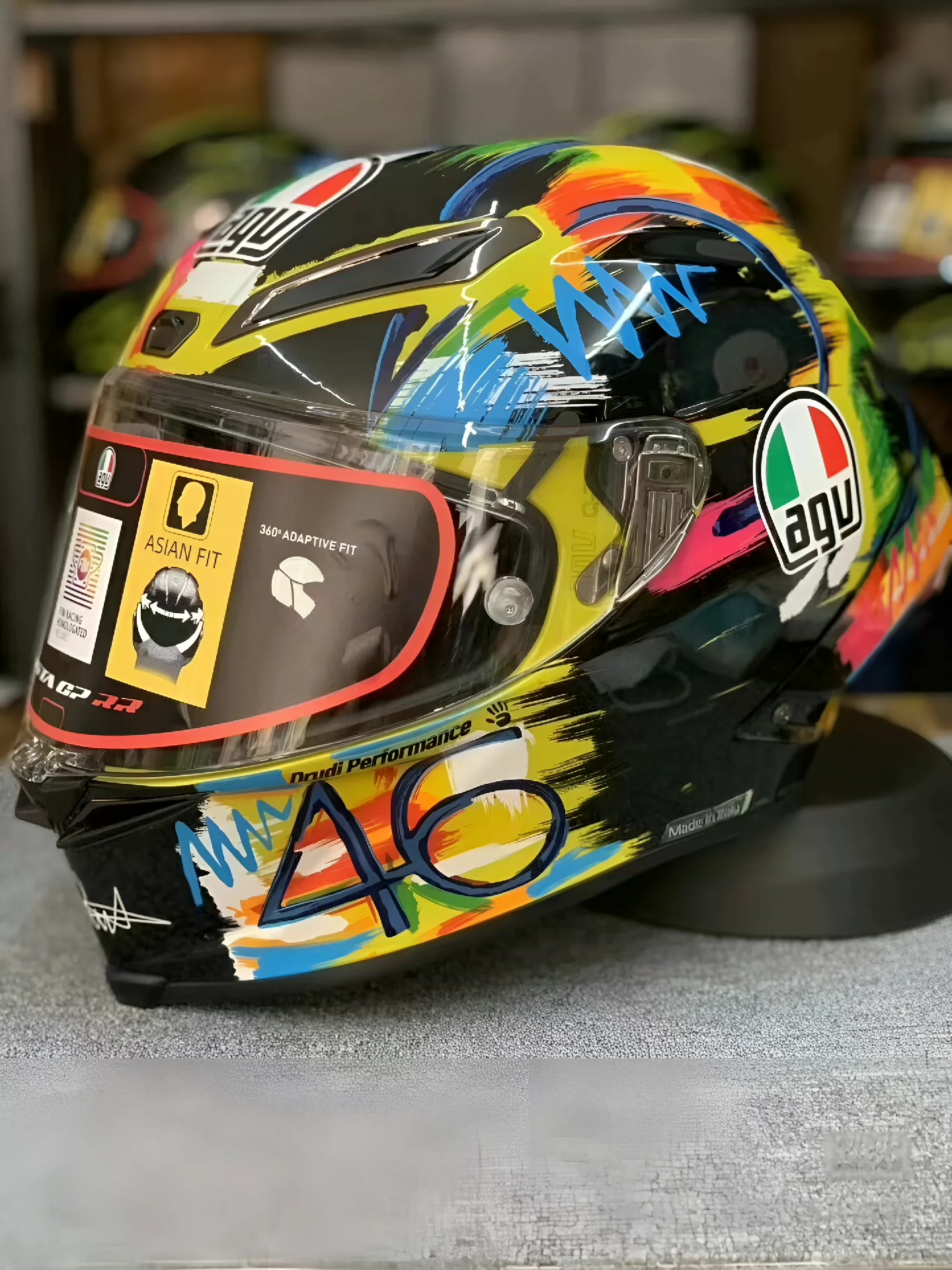 AGV Pista gprr full face helmet graffiti