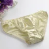 100% Silk Sexy Lace Trim Panties