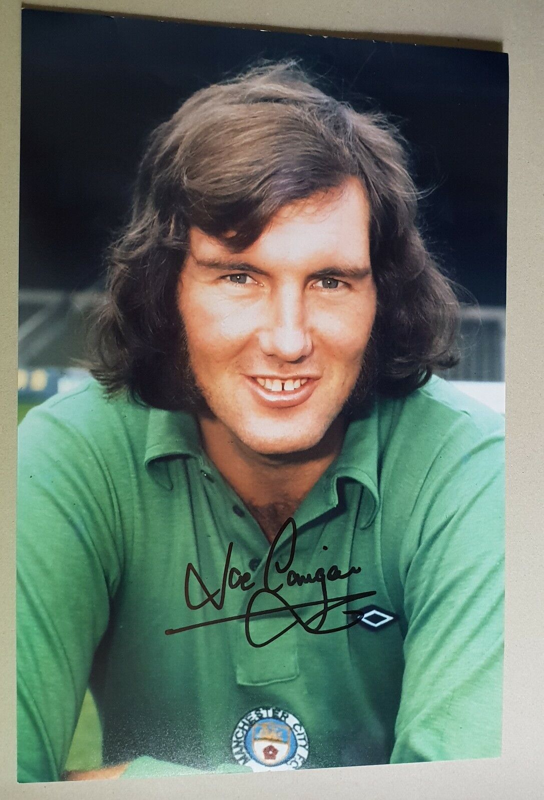 Joe Corrigan hand-signed 12x8 Photo Poster painting pictured during his time at Manchester City