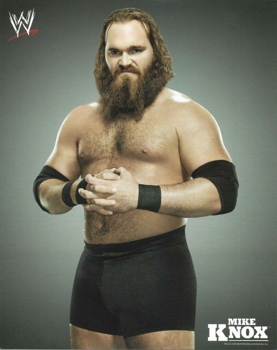 WWE ECW MIKE KNOX OFFICIAL LICENSED ORIGINAL 8X10 WRESTLING PROMO Photo Poster painting 1