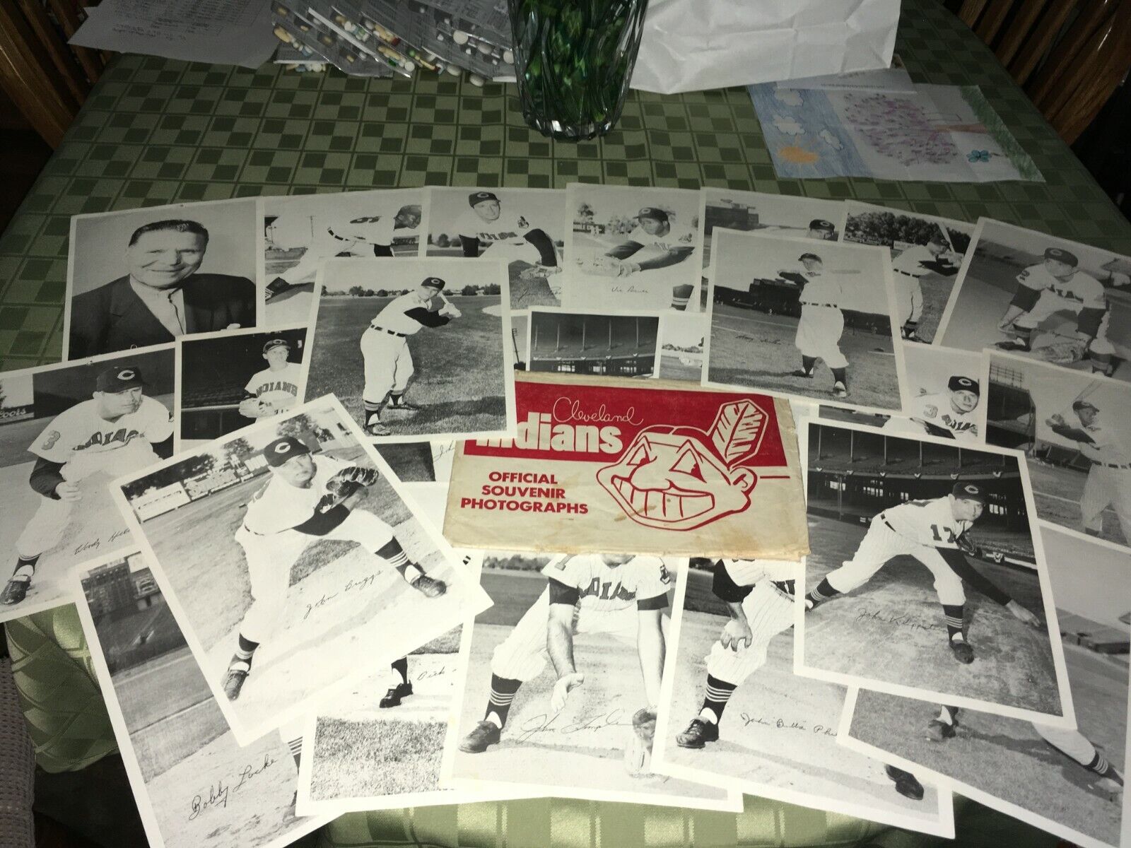 Cleveland Indians Vintage Baseball Picture Pack Set of 23