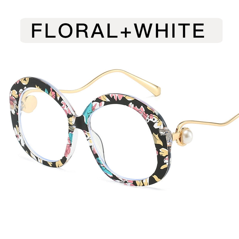 Vacation Minimalist Color Block Ac Round Frame Full Frame Women’s Sunglasses