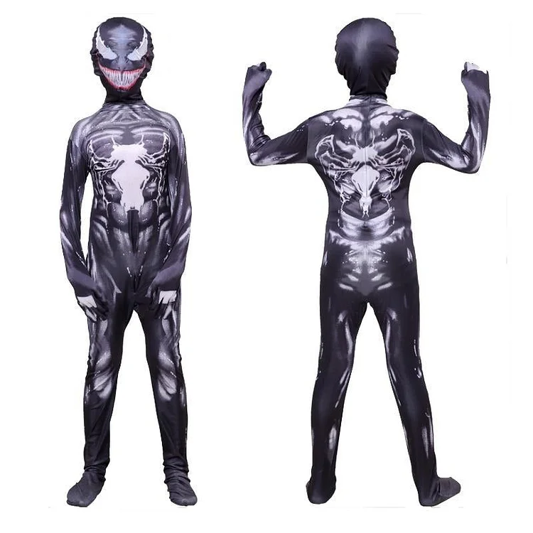 Kids Venom Halloween Costume-elleschic
