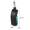 Wireless Guitar Transmitter Receiver Long Battery Life Instrument Wireless Transmitter Plug and Play 220 Rotatable for Guitar Bass Electric Instruments