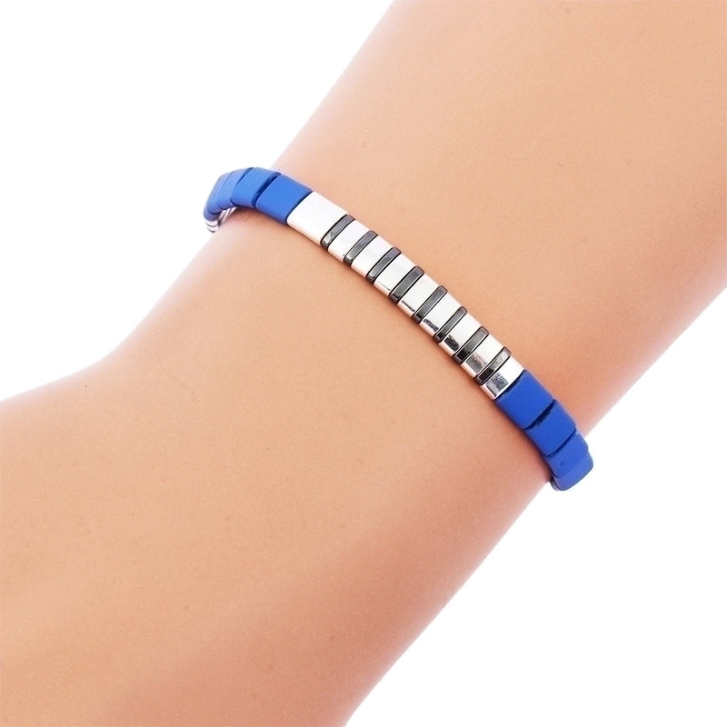 Bohemian Square Copper Stoving Varnish Plating 18k Gold Plated Bracelets