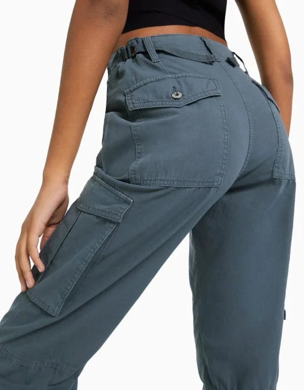 Encouragey Adjustable Straight Fit Cargo Pants( Free Shipping)