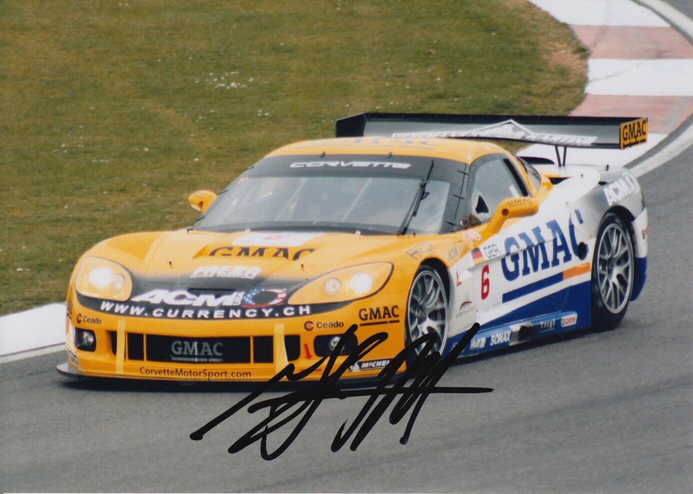 Mike Hezemans Hand Signed 7x5 Photo Poster painting - FIA GT Championship 2.