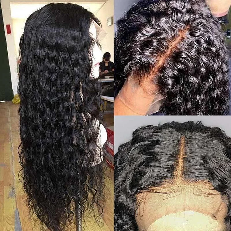 5X5 Water Wave Undetectable Glueless HD Swiss Lace Closure Wig [HDW3004]