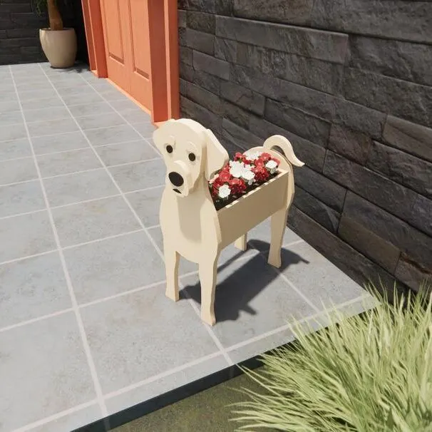 Dog Planter - Labrador Planter