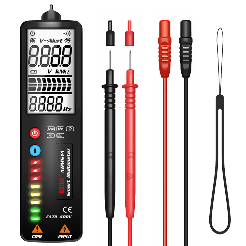 

BSIDE ADMS1A/Q Smart Digital Multimeter 2.4 inch LCD Voltage Detector Pen, Adms1q, 501 Original