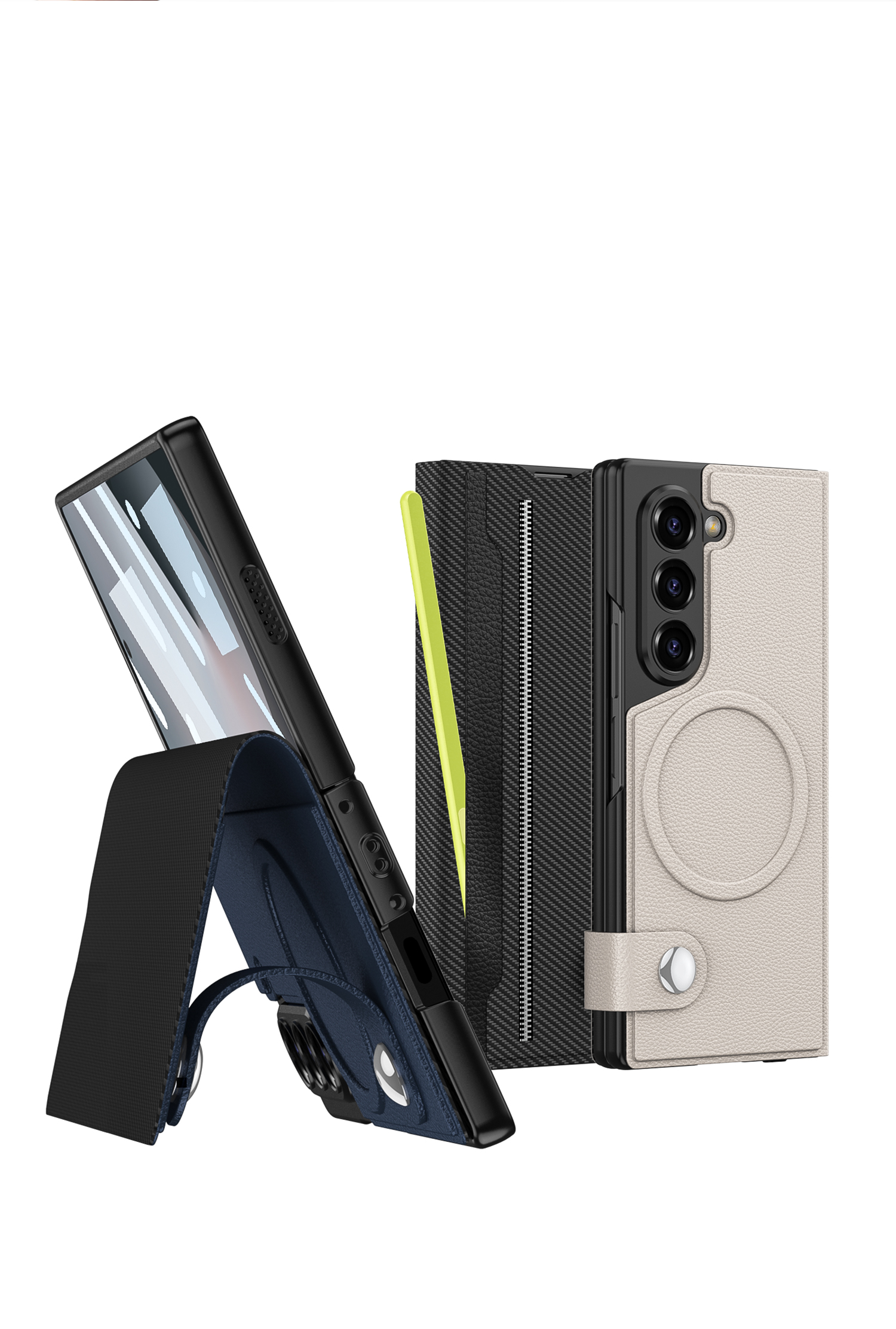 GKK Flip Leather Case with separate shell for Samsung Galaxy Z