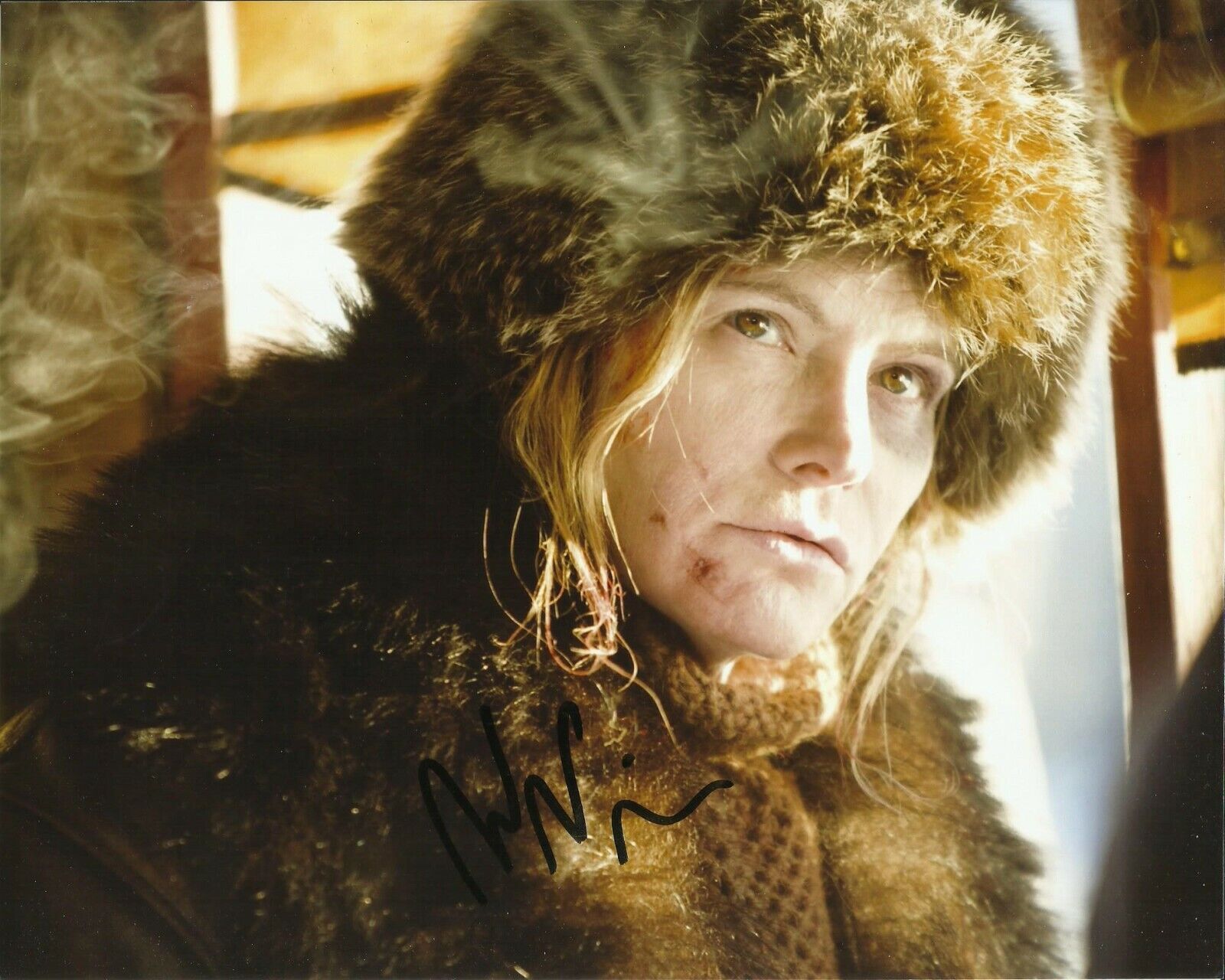 JENNIFER JASON LEIGH SIGNED THE HATEFUL EIGHT Photo Poster painting UACC REG 242 (1)