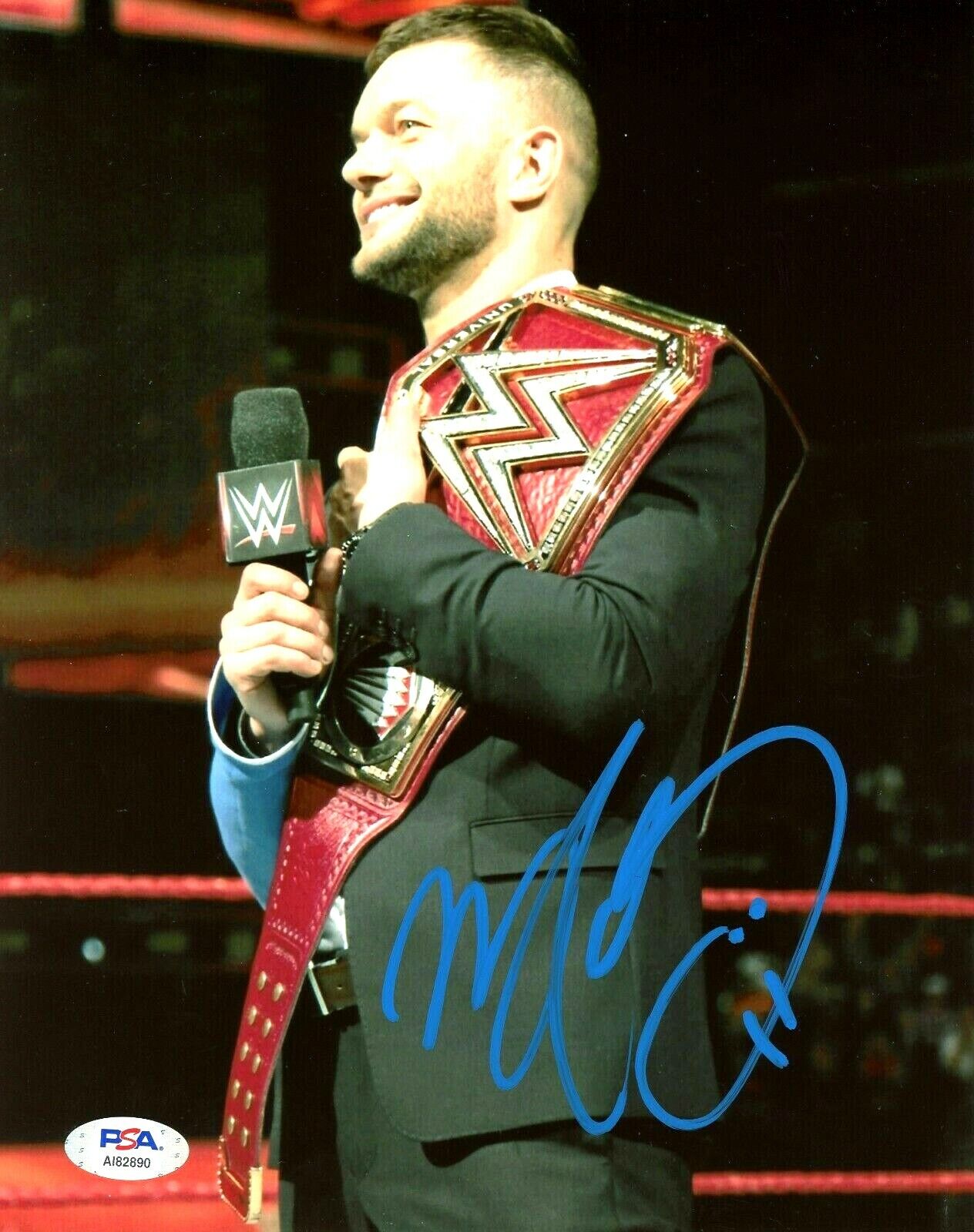 WWE FINN BALOR HAND SIGNED AUTOGRAPHED 8X10 Photo Poster painting WITH PROOF AND PSA DNA COA 55