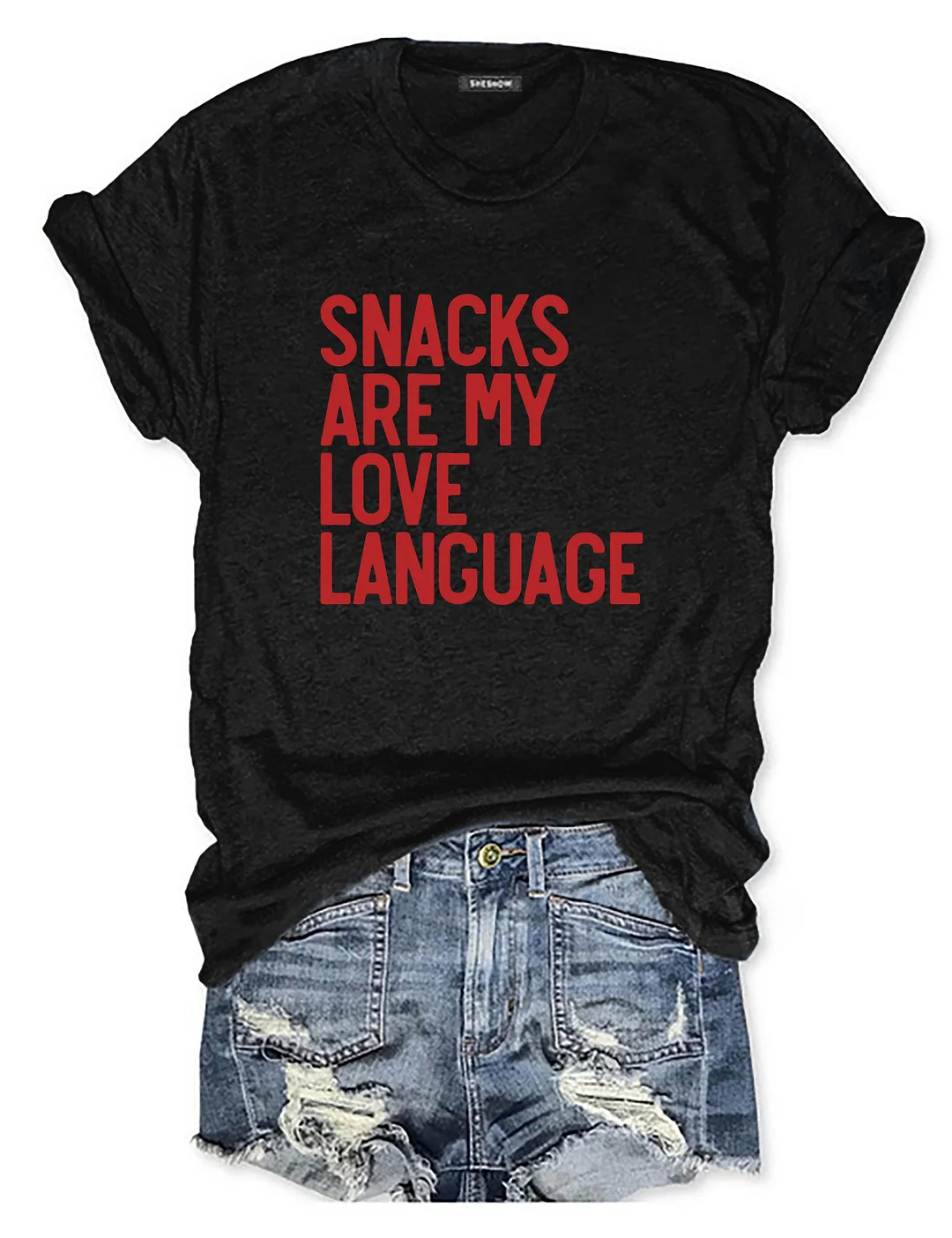 Snacks Are My Love Language T-shirt