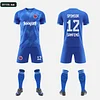 Top Selling Football Uniform Custom Breathable Sublimation Short Sleeve Soccer Jersey for Men and Kids Sports Training Wear