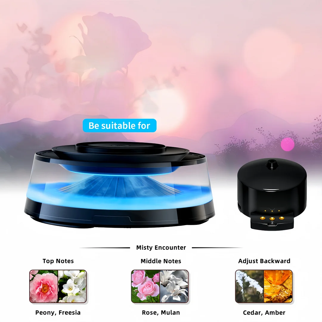 Wireless magnetic charger Atmosphere light Audio Cloud viewing Car aromatherapy