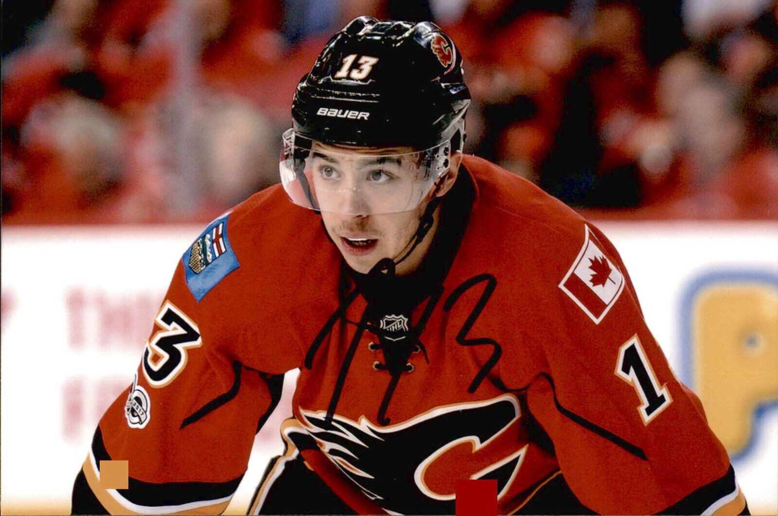 Johnny Gaudreau SIGNED autographed 4x6 Photo Poster painting CALGARY FLAMES #7