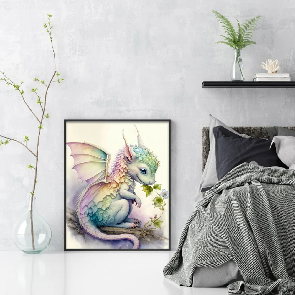 Diamond Painting - Full Round Drill - Dragon(30*40cm)