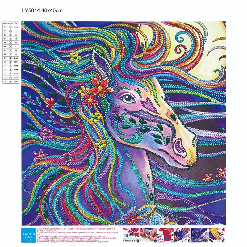 Diamond Painting DIY Bright Diamond Owl Living Room Bedroom Hanging Painting 5D Hot Diamond Painting