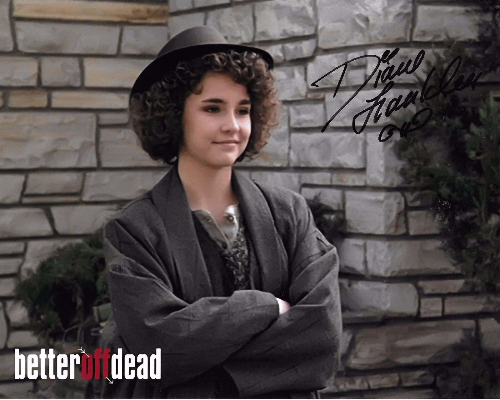 Diane Franklin Signed Photo Poster painting - The Last American Virgin / Better off Dead - H396