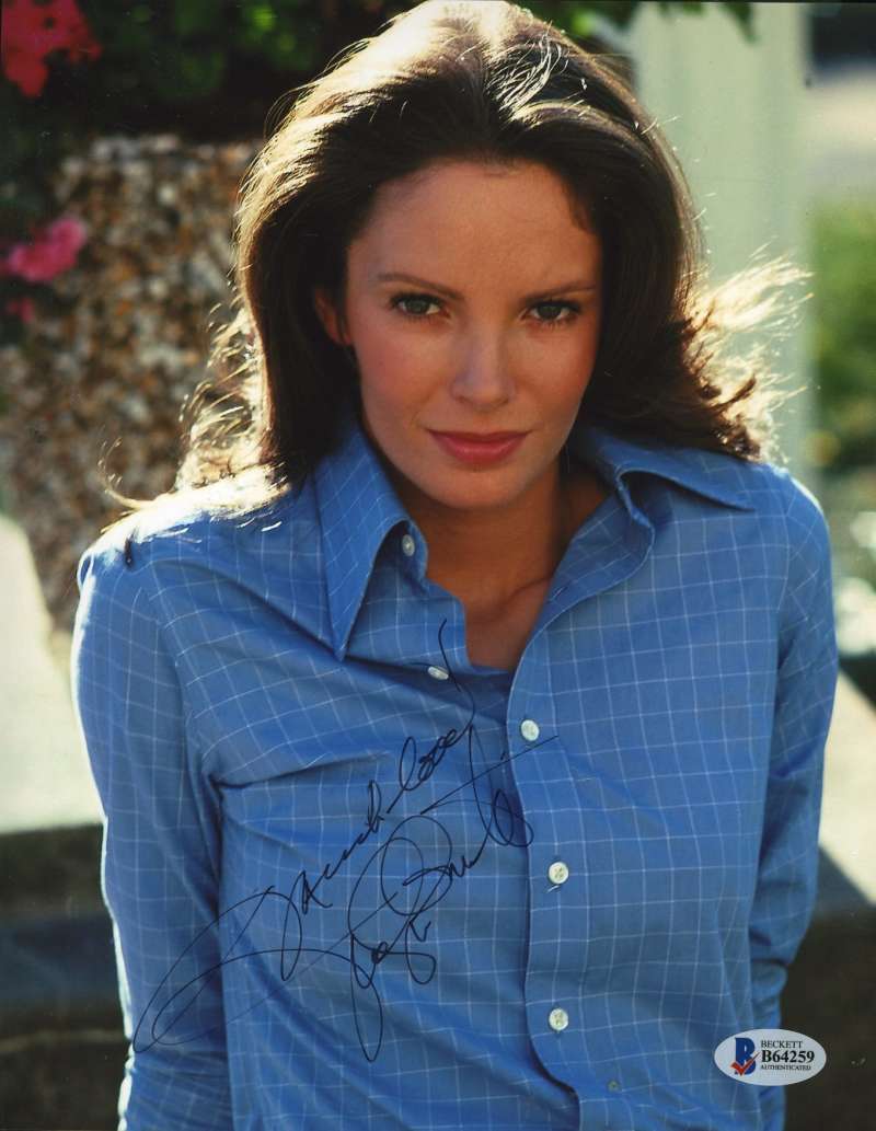 Jaclyn Smith Bas Beckett Signed Charlies Angels 8x10 Photo Poster painting Autograph