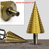 1Pcs 4-42 Mm Titanium Coated Step Drill Bit HSS Wood Metal Hole Cutter