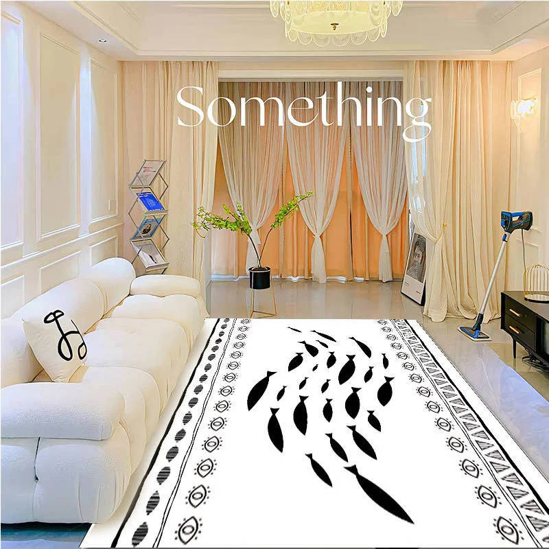 Athvotar Style Simple Living Room Large Area Carpet Bedroom Decor Rugs High Quality Lounge Rug Home Decoration Mat Sofa Carpets