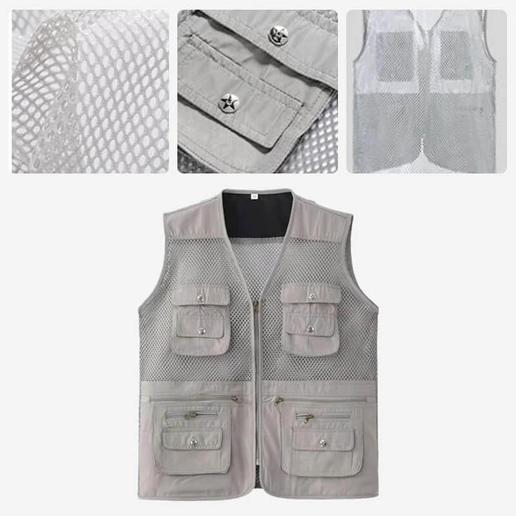 Outdoor ice silk multifunctional vest