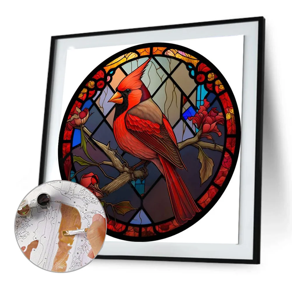 DIY Paint By Number 40*40cm - Cardinal