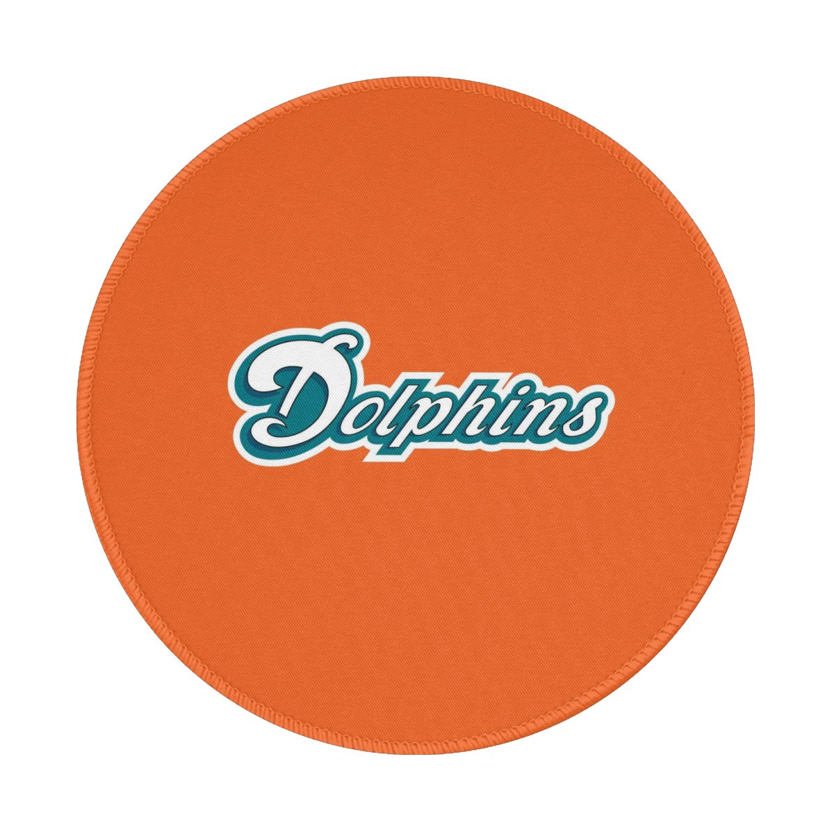 Miami Dolphins Orange Gaming Round Mousepad for Computer Laptop