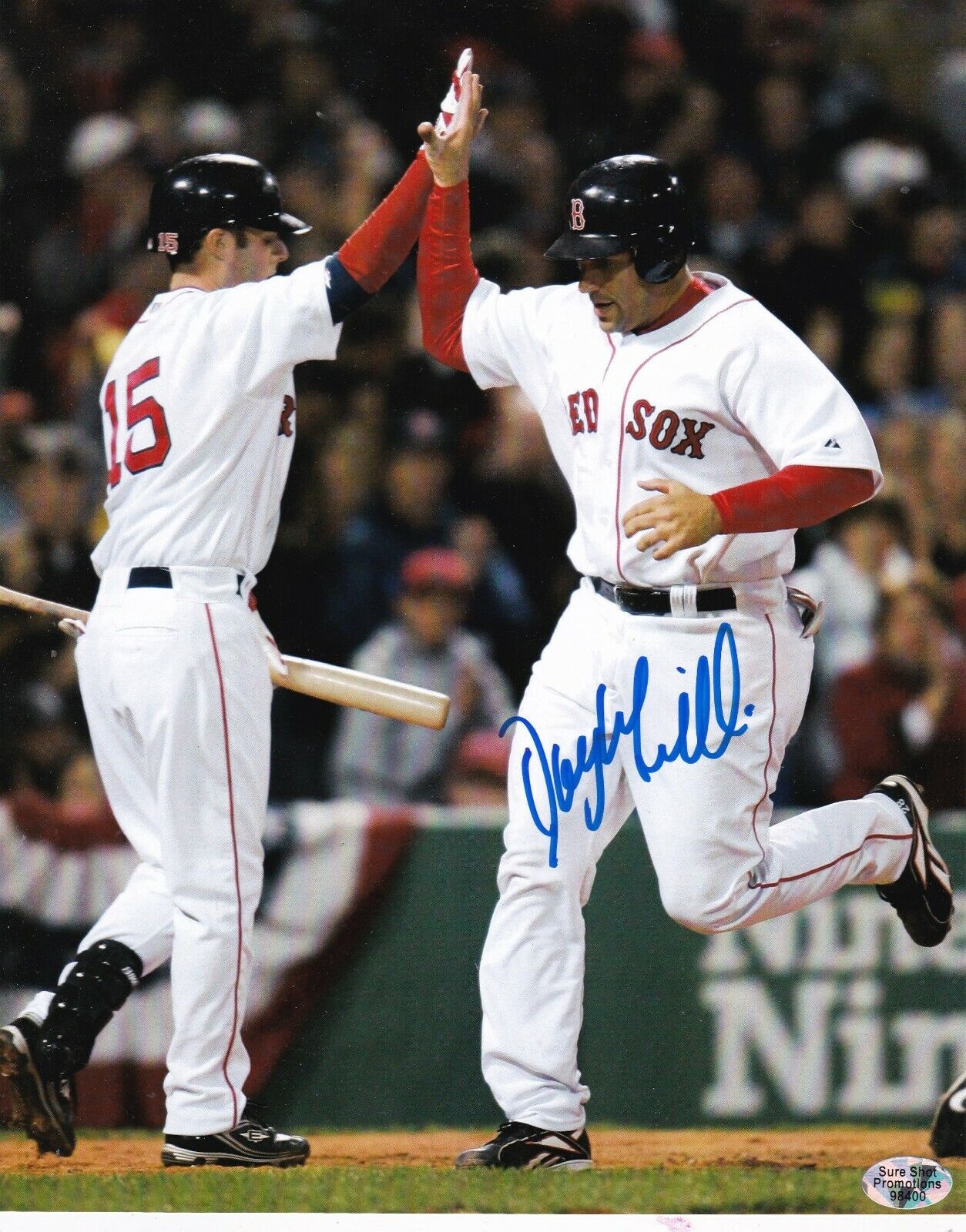 DOUG MIRABELLI BOSTON RED SOX ACTION SIGNED 8x10