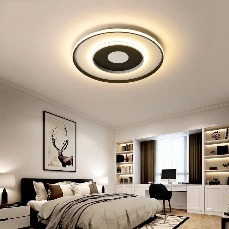 Modern Acrylic Ceiling Lights For Bedroom Support  Remote Control Led Surface Mount Lamps Lamp Deckenleuchten