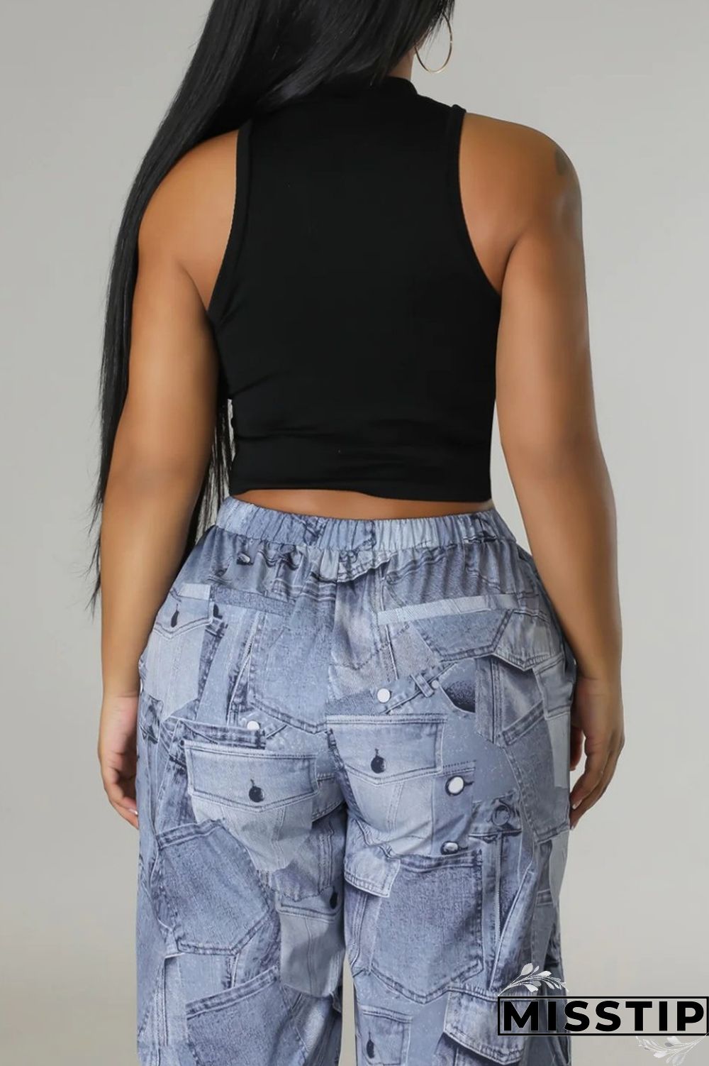 Black Casual Solid Basic Half A Turtleneck Tops