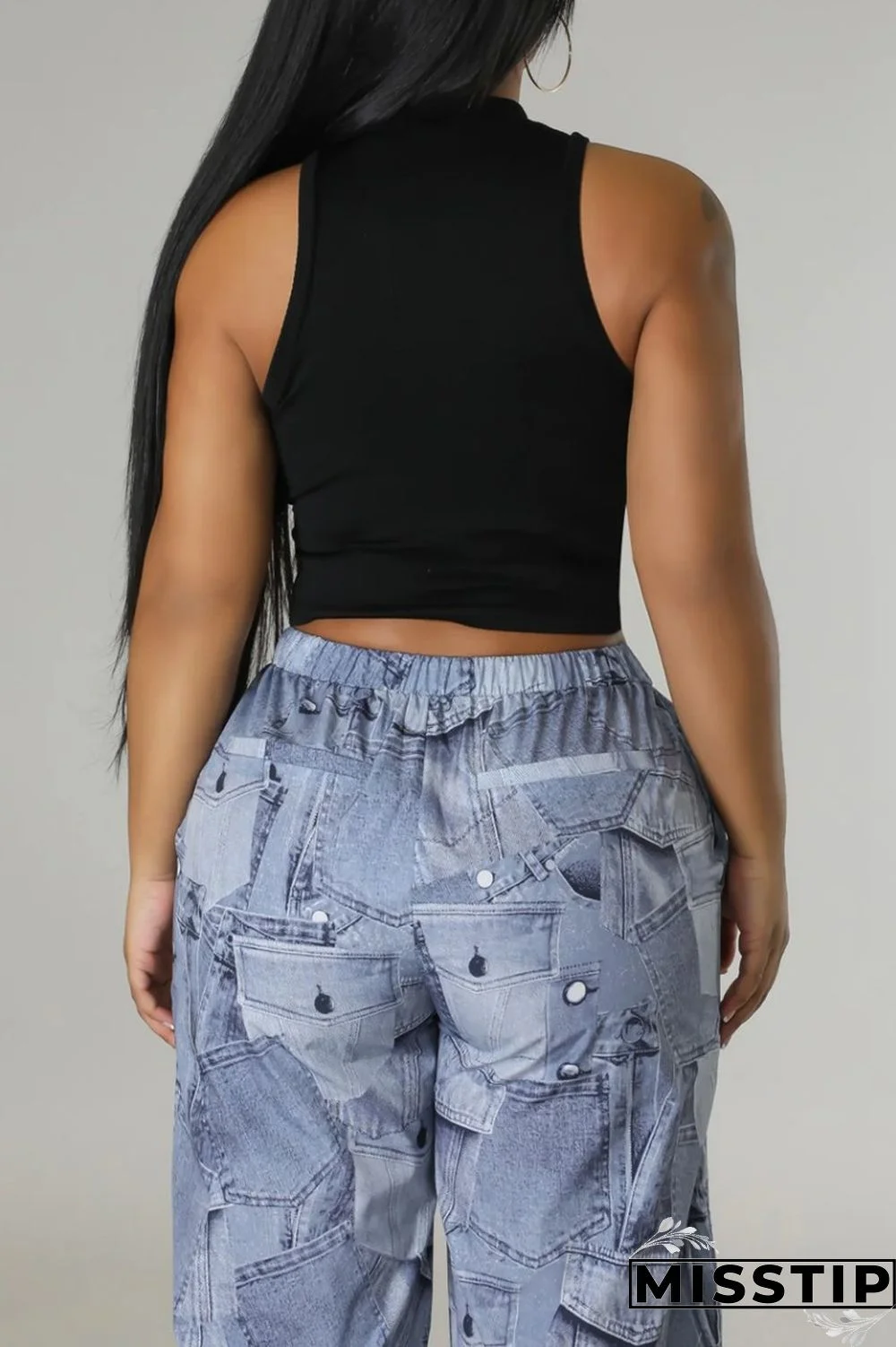 Black Casual Solid Basic Half A Turtleneck Tops